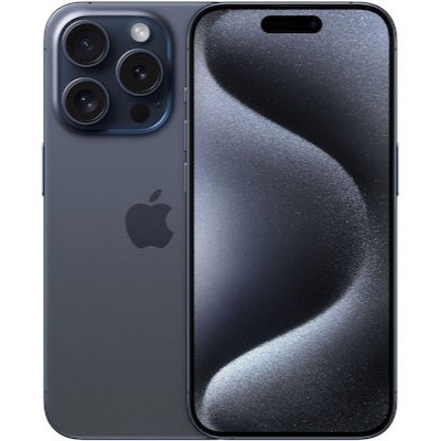 Apple iPhone 15 Pro 5G (8GB/128GB) Blue Titanium Εκθεσιακό NEW Open Box (1 Year Warranty) 100% Battery